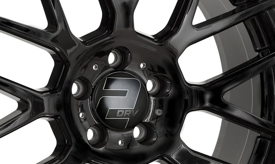 2DRV WH26 schwarz glänzend lackiert 10x22" ET33 LK5 112 ML 66.6 Alufelgen 22...