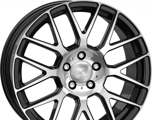 2DRV WH26 schwarz hochglanzpoliert 10x22" ET33 LK5 112 ML 66.6 Alufelgen 22 Zoll