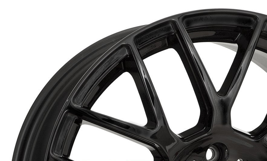 2DRV WH26 schwarz glänzend lackiert 10x22" ET33 LK5 112 ML 66.6 Alufelgen 22...